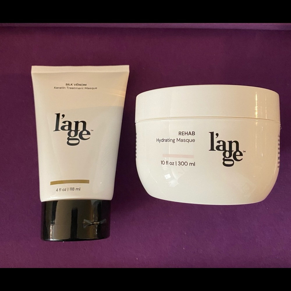 Lange Hair Rehab and Silk Venom the perfect hair Conditioning combo